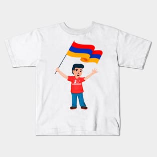 I Love Armenia Kids T-Shirt